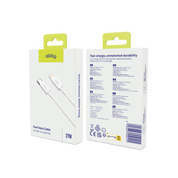Allity cable AUC-02 USB-C - Lightning 2.0 m 27W white
