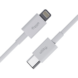 Allity kabel AUC-03 USB-C - Lightning 1,0 m 27W bílý