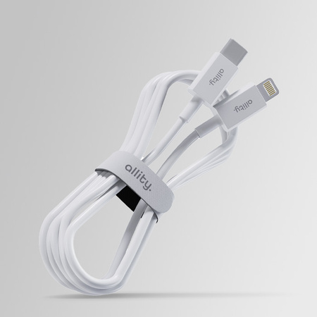 Allity Kabel AUC-03 USB-C - Lightning 2.0 m 27W weiß