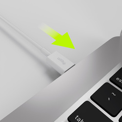 Allity kabel AUC-03 USB-C - USB-C 1,0 m 60W bílý