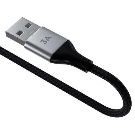 Kabel Allity AUC-01 USB-A na USB-C 1,0 m 3A černý