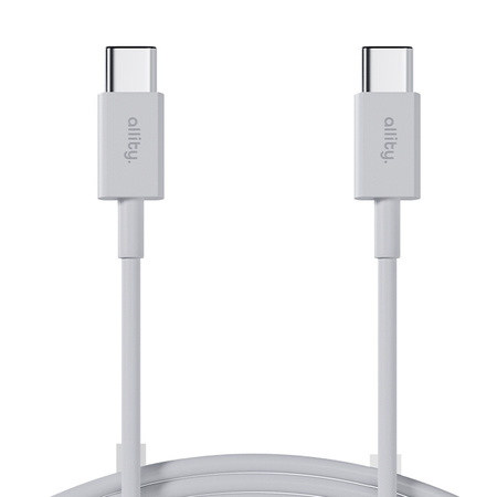 Кабель Allity AUC-03 USB-C - USB-C 1.0 м 60 Вт білий