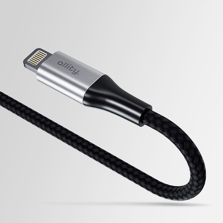 Câble Allity AUC-01 USB-C - Lightning 2.0 m 27W noir